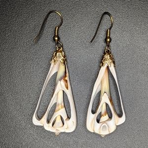 Vintage shell earrings